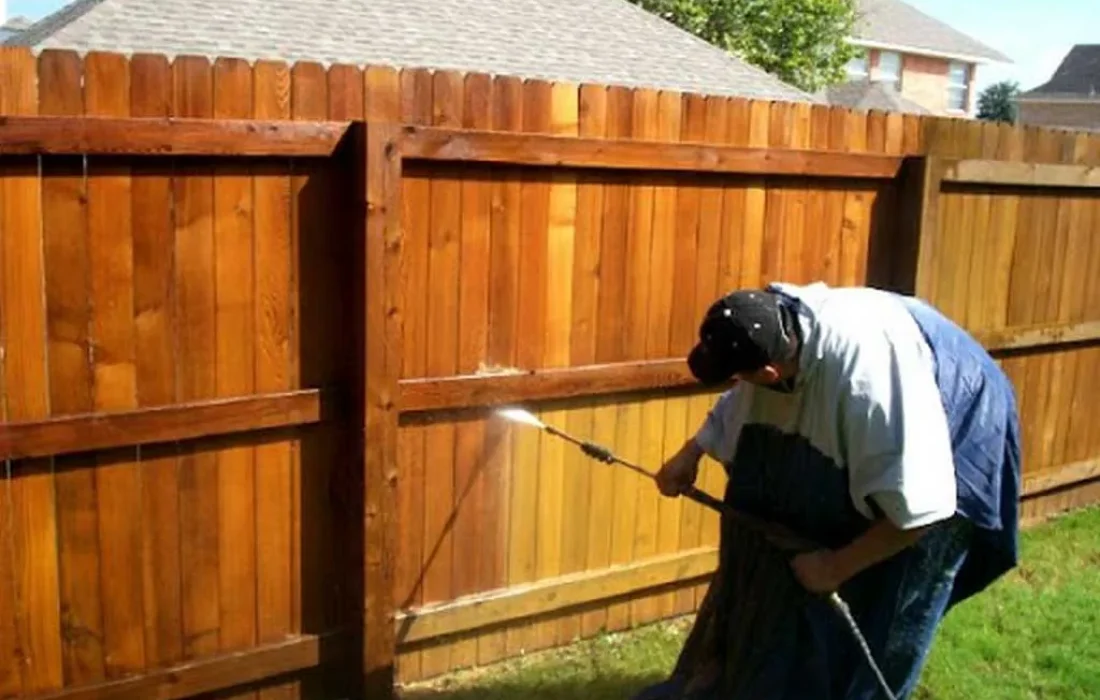 deck and fence staining houston